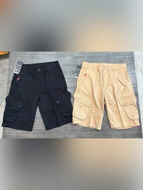Cargo Shorts Bundle Black and Khaki Size Men's 32